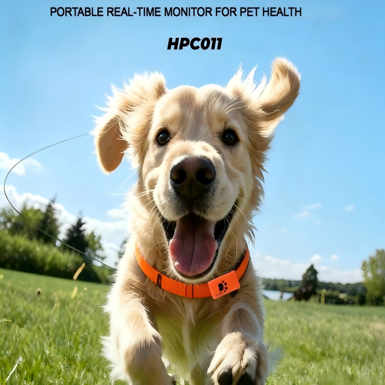 Pet AI health monitoring collar